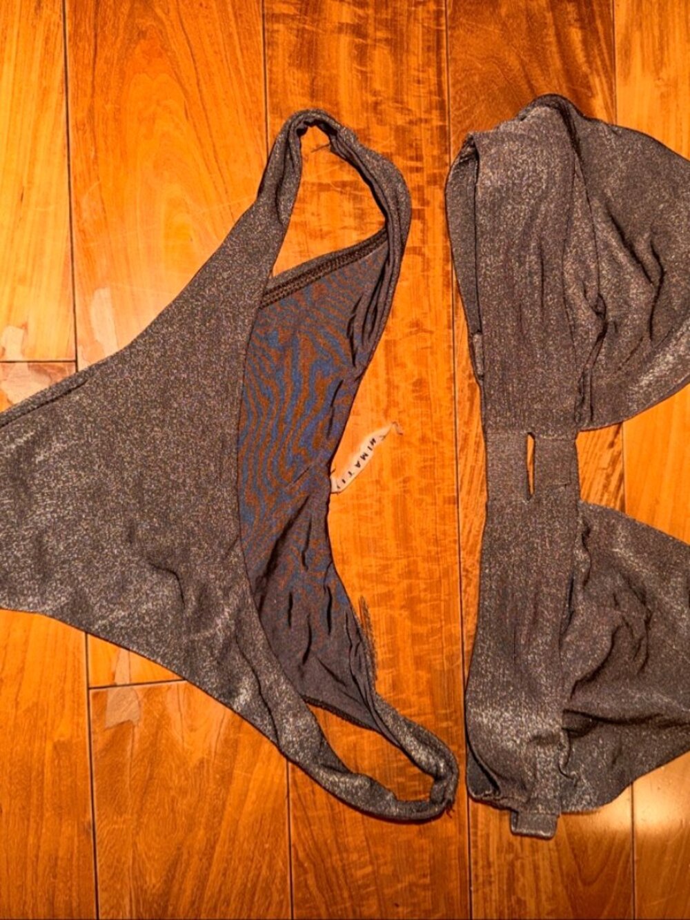 Vitamin A Metallic Shimmer Bikini Set - Picture 2 of 2